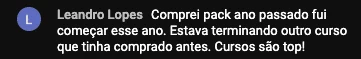 Depoimento original de aluno 07 publicado pelo Alabama